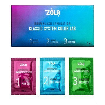 ZOLA Color Lab Набір для ламінування у саше (3 х 1 мл) 008655 фото