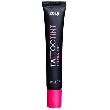 ZOLA ФАРБА ДЛЯ БРІВ ТА ВІЙ TATTOO TINT BLACK, 15 мл 10839 фото
