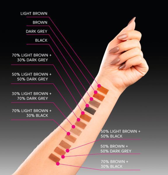 ZOLA ФАРБА ДЛЯ БРІВ ТА ВІЙ TATTOO TINT BLACK, 15 мл 10839 фото