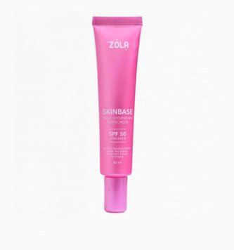ZOLA SPF 50 SKINBASE ЩОДЕННИЙ ЗВОЛОЖУВАЛЬНИЙ СОНЦЕЗАХИСНИЙ КРЕМ 40 МЛ 1278 фото