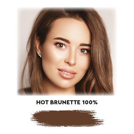 Крем-фарба для брів HOT BRUNETTE з окислювачем з екстрактом хни OKIS BROW 15 мл 672 фото