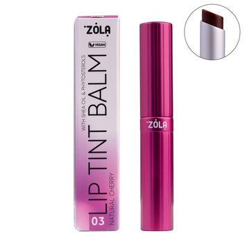 ZOLA Відтінковий бальзам для губ Lip Tint Balm (03 Cherry Natural) 007609 фото