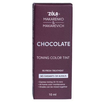 ZOLA x Makarenko x Makarevich Тонуюча фарба Toning Color Tint Chocolate 10 мл. 0009105 фото