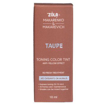 ZOLA x Makarenko x Makarevich Тонуюча фарба Toning Color Tint Taupe 10 мл. 0009106 фото