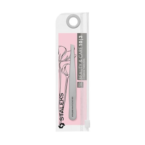 Пінцет для брів STALEKS BEAUTY & CARE 10 TYPE 3 TBC-10/3 3153 фото