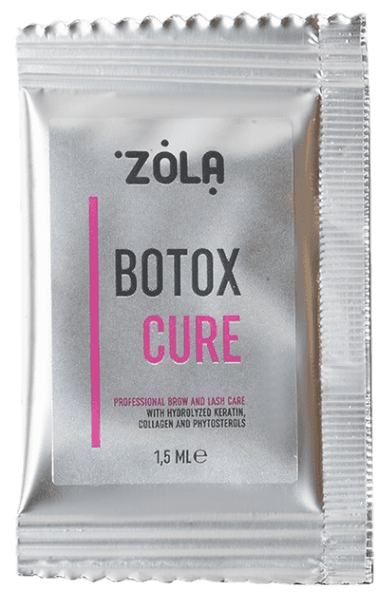 ZOLA Ботокс для брів і вій в саше Botox Cure 1,5 мл х 10 шт. 8956 фото