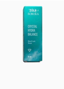 ZOLA &times; SOROKA СИРОВАТКА ДЛЯ БРІВ ТА ВІЙ CRYSTAL HYDRA BALANCE, 10 ml 06288 фото