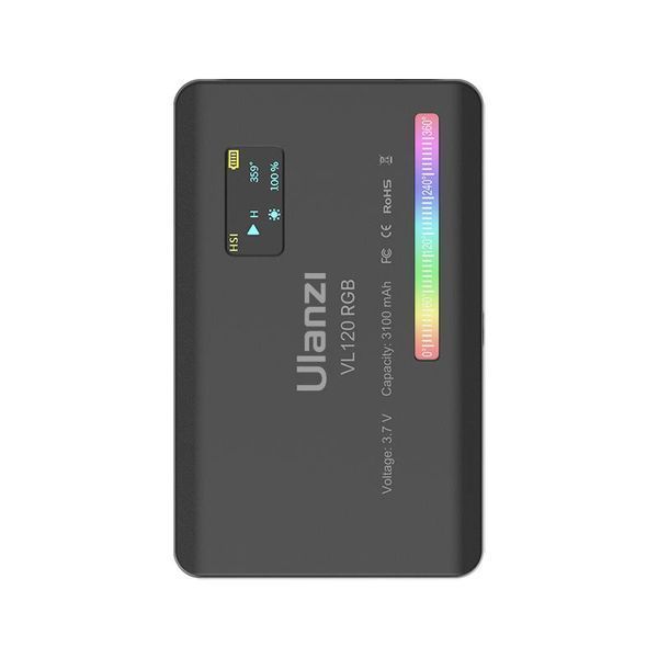 Міні відеосвітло Ulanzi VL120 LED RGB 3100mAh 2500-9000K 8734 фото