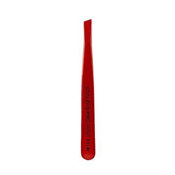 Пінцет для брів STALEKS PRO EXPERT 11 TYPE 3 Red TE-11/3 3136 фото