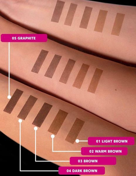 Фарба для брів ZOLA Eyebrow Tint 04 Dark Brown з колагеном, колір темно-коричневий, 15 мл 007328 фото