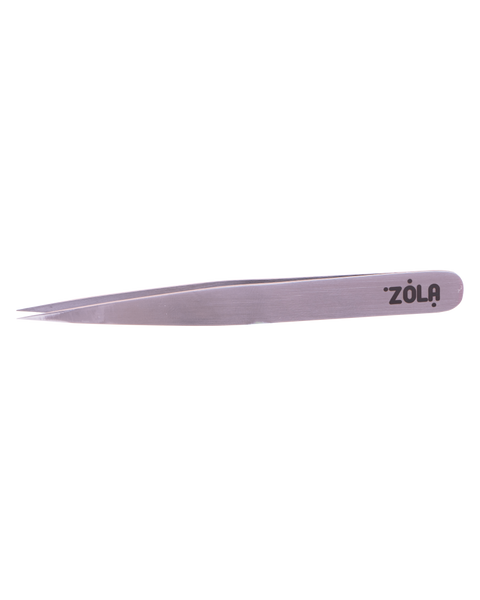 ZOLA Пінцет професійний для брів SILVER (точковий) 4164 фото