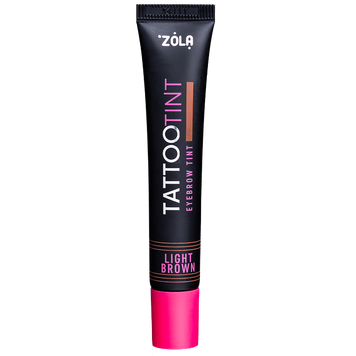 ZOLA ФАРБА ДЛЯ БРІВ ТА ВІЙ TATTOO TINT LIGHT BROWN, 15 мл 10836 фото