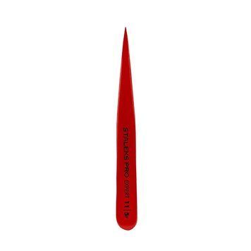 Пінцет для брів STALEKS PRO EXPERT 11 TYPE 5 Red TE-11/5 3137 фото