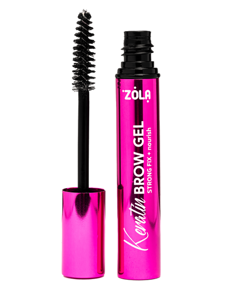 Гель для брів ZOLA Keratin brow gel strong fix+nourish, 5 ml 7853 фото