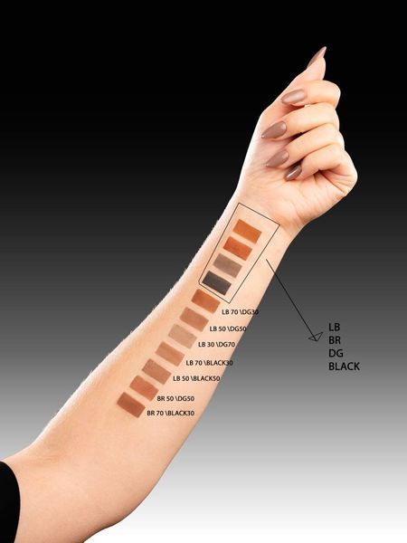 ZOLA ФАРБА ДЛЯ БРІВ ТА ВІЙ TATTOO TINT DARK GREY, 15 мл 10838 фото