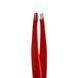 Пінцет для брів STALEKS PRO EXPERT 11 TYPE 4 Red TE-11/4 3138 фото 3