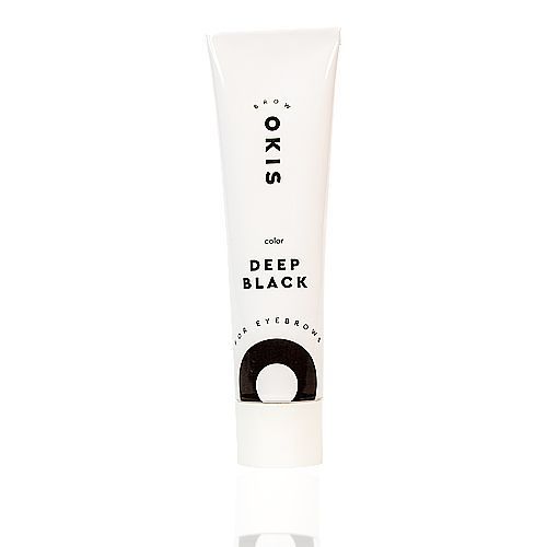Крем-фарба для брів DEEP BLACK з окислювачем з екстрактом хни OKIS BROW 15 мл 669 фото